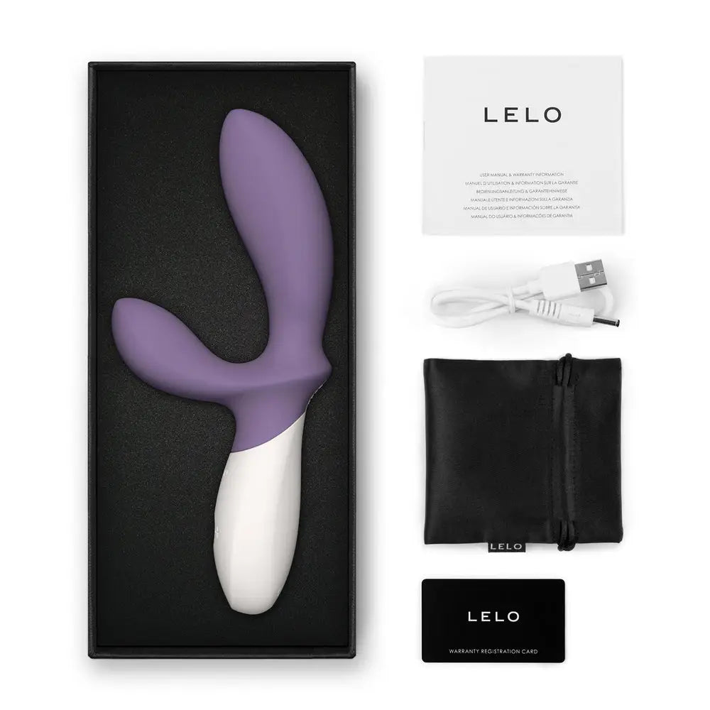 Lelo Loki Wave 2 Silicone Purple Rechargeable Rabbit Vibrator - Peaches and Screams
