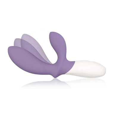 Lelo Loki Wave 2 Silicone Purple Rechargeable Rabbit Vibrator - Peaches and Screams