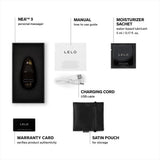Lelo nea 3 clitoral massager black - clitoral vibrators peaches and screams