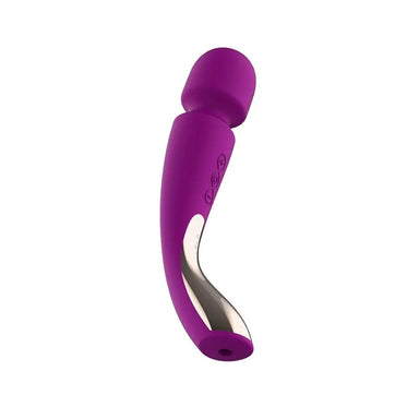 Lelo Silicone Purple Rechargeable Multi-speed Wand Massager - Peaches and Screams