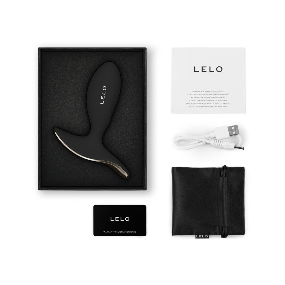 Lelo surfer 2 unisex anal vibrating plug black - butt plugs peaches and screams