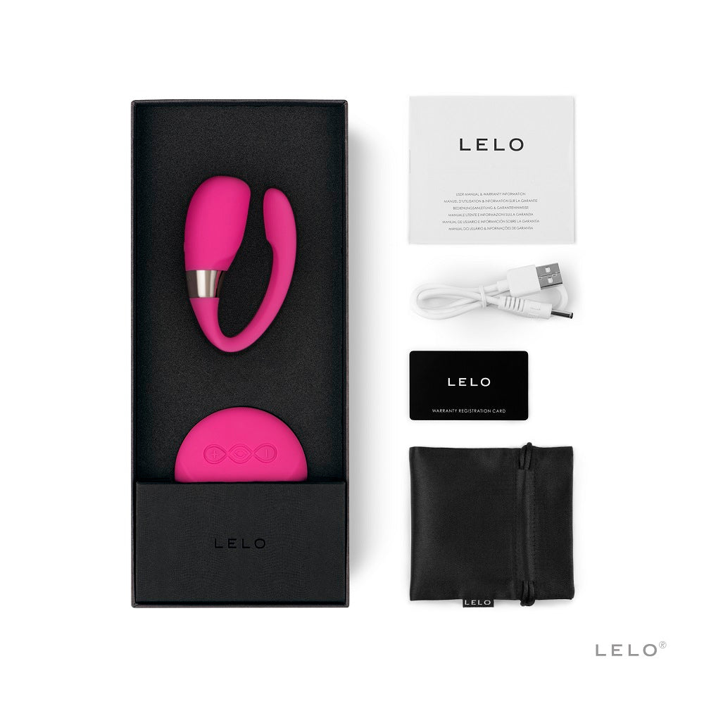 Lelo tiani 3 couples massager cerise - clitoral vibrators peaches and screams