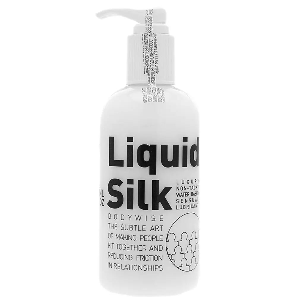 Liquid silk water based lubricant 500ml for sensitive skin - peaches and screams