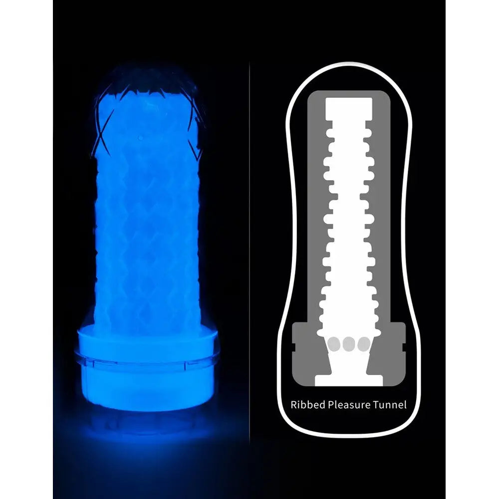 Lovetoy rubber glow in the dark stealth male masturbator - peaches and screams
