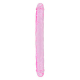 Loving joy 12 inch double dildo pink - double ended dildos peaches and screams