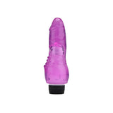 Loving joy 7 inch realistic vibrator purple - vibrating dildos peaches and screams