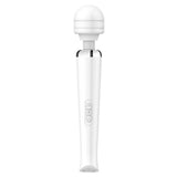 Loving joy rechargeable magic wand vibrator white - wand vibrators peaches and screams