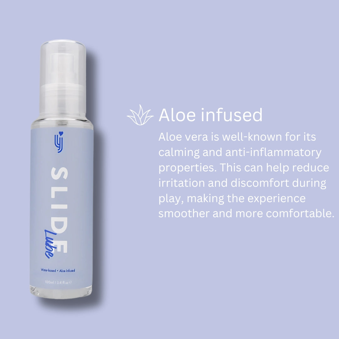 Loving joy slide water based lubricant 100ml - lubricant peaches and screams
