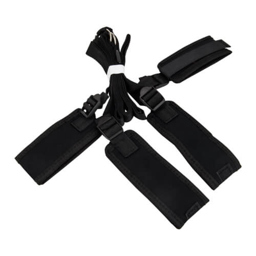 Loving joy under the mattress restraint system - bondage restraints peaches and screams