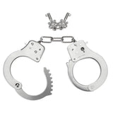 Me you us premium heavy duty metal bondage handcuffs - peaches and screams