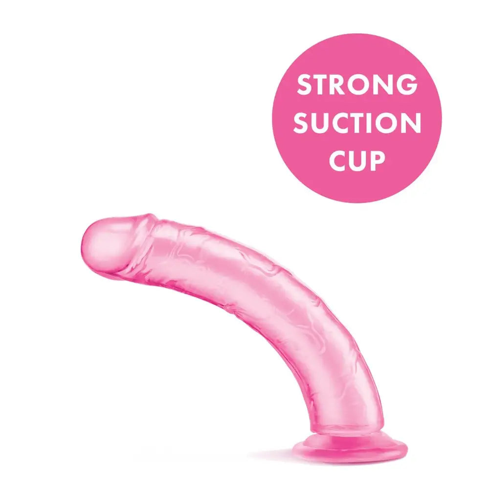 Me you us ultra pink dong 7 inch realistic suction dildo - peaches and screams