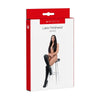 Me you us wet look black latex fetishwear stockings - small - peaches and screams