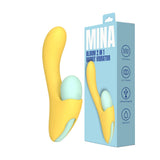 Mina bloom 2 in 1 rabbit vibrator with external stimulator - rabbit vibrators peaches and screams