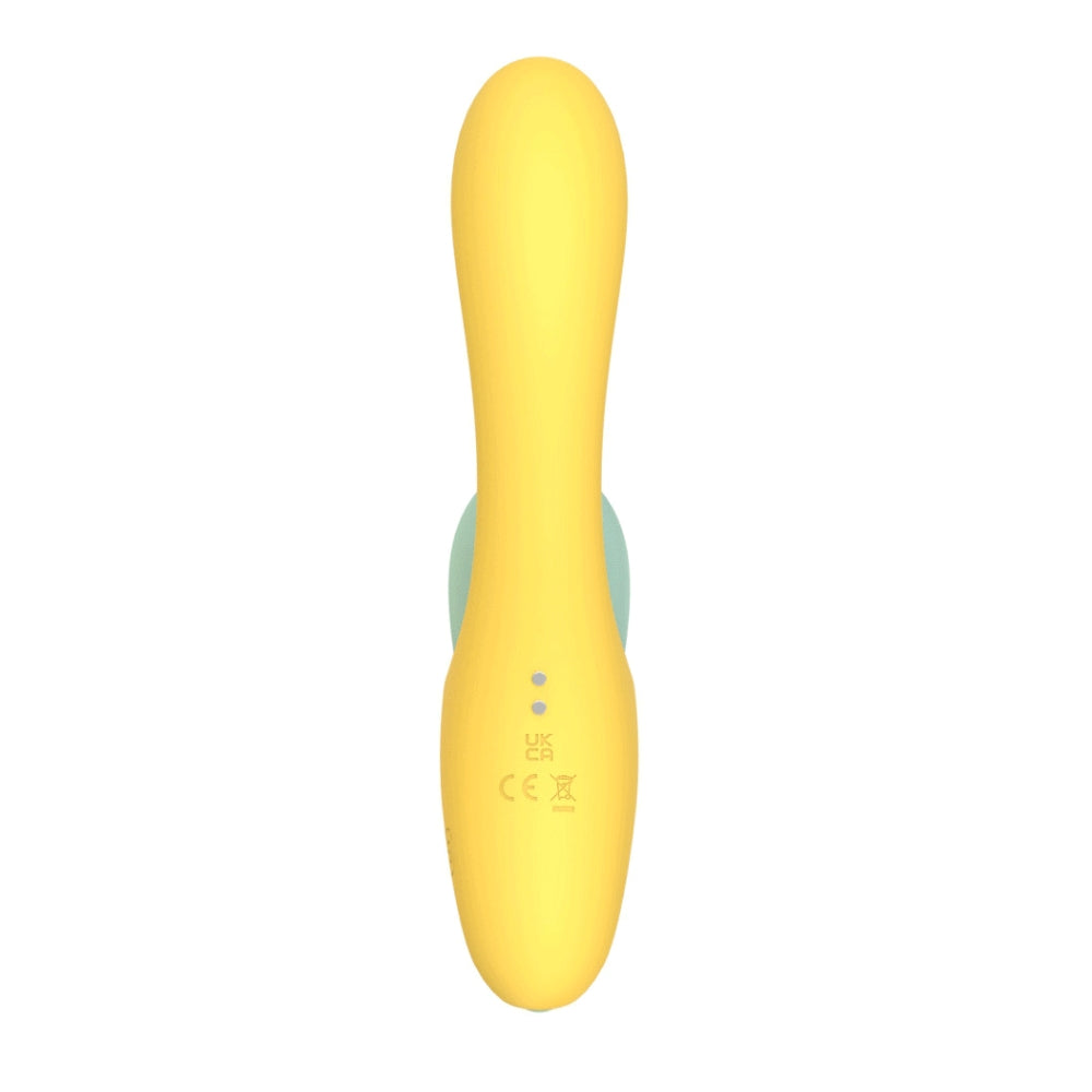 Mina bloom 2 in 1 rabbit vibrator with external stimulator - rabbit vibrators peaches and screams