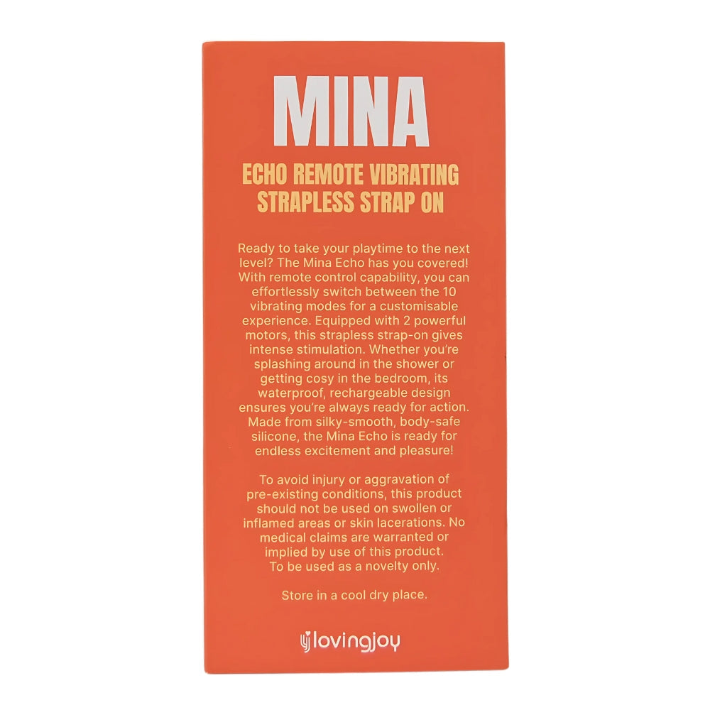 Mina echo remote vibrating strapless strap on - strap ons peaches and screams