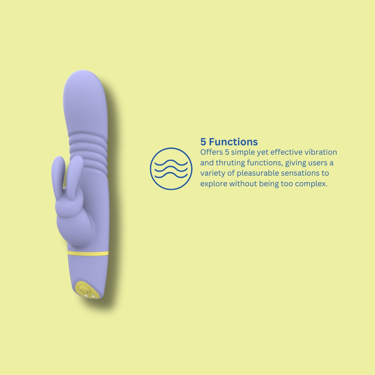 Mina tide thrusting rabbit vibrator - rabbit vibrators peaches and screams