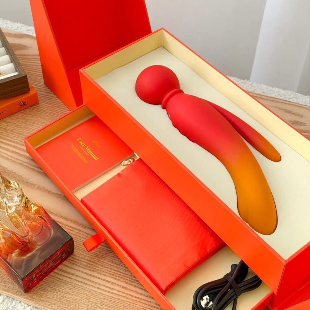 Mylo 3 in 1 body wand massager fire - wand vibrators peaches and screams