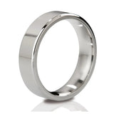Mystim duke stainless steel polished metal cock ring - peaches and screams