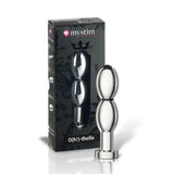 Mystim silver estim aluminium vibrating dildo for mystim power - peaches and screams