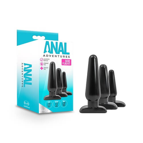 anal-adventures-basic-plug-kit-black