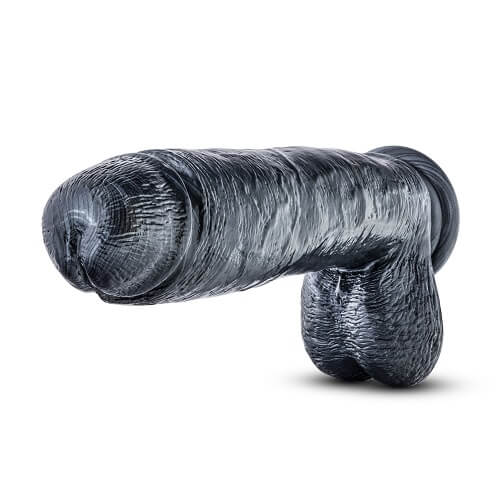jet-raven-carbon-10-5-inch-metallic-black-realistic-dildo