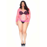 leg-avenue-long-sleeved-industrial-net-top-neon-pink-plus-size