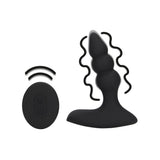 beaded-vibrating-anal-plug-with-remote-control-black