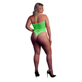 halter-tie-neck-bodysuit-neon-green-plus-size