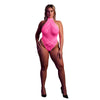 halter-tie-neck-bodysuit-neon-pink-plus-size