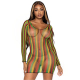 leg-avenue-rasta-net-long-sleeve-mini-dress