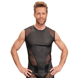 Nek stretchy black matte sleeveless shirt - small - peaches and screams