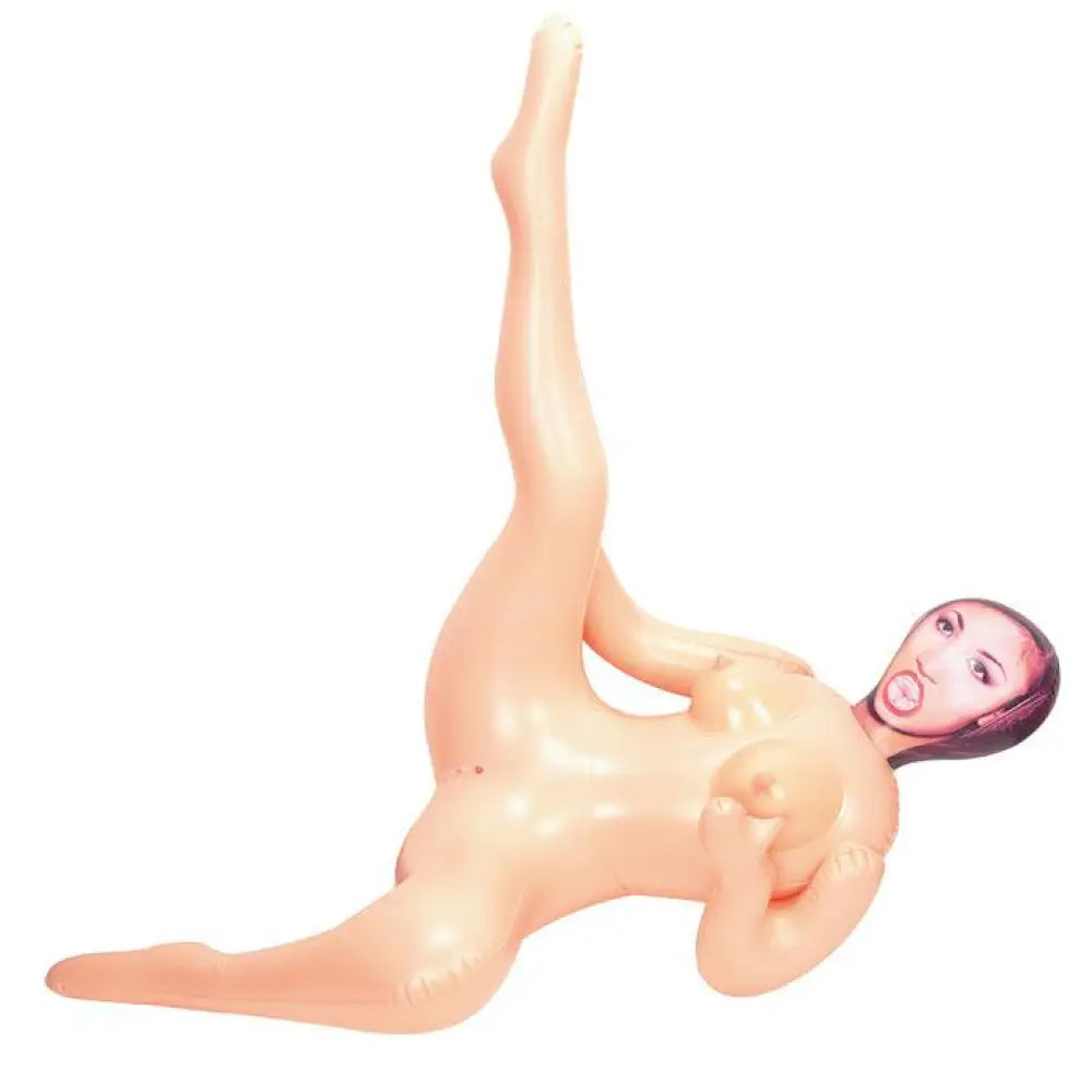 Nmc ltd dianna stretch blow-up doll with 3 love holes - peaches and screams
