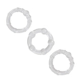 Ns novelties renegade clear stretchy cock rings set of 3 - peaches and screams