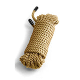 Ns novelties teal and gold bondage rope 25ft - peaches and screams