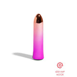 Nu sensuelle jelly pink rechargeable mini bullet vibrator - peaches and screams