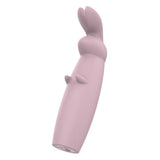 Nude hazel mini rabbit massager for g spot and clitoral play - peaches and screams