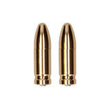 Ouch stainless steel gold magnetic nipple clamps with bullet - peaches and screams