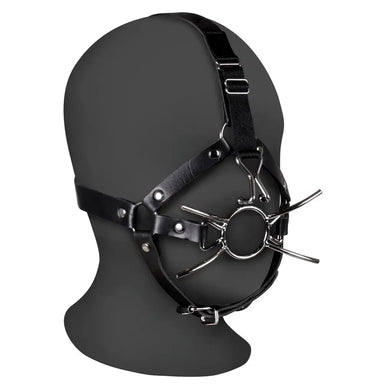 Ouch Xtreme Head Harness With Spider Gag And Nose Hooks - Peaches and Screams