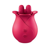 Pink clittastic tulip finger rechargeable massager - peaches and screams