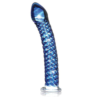 Pipedream 7-inch Hand-blown Unisex Glass Dildo With Wide Base - Peaches and Screams