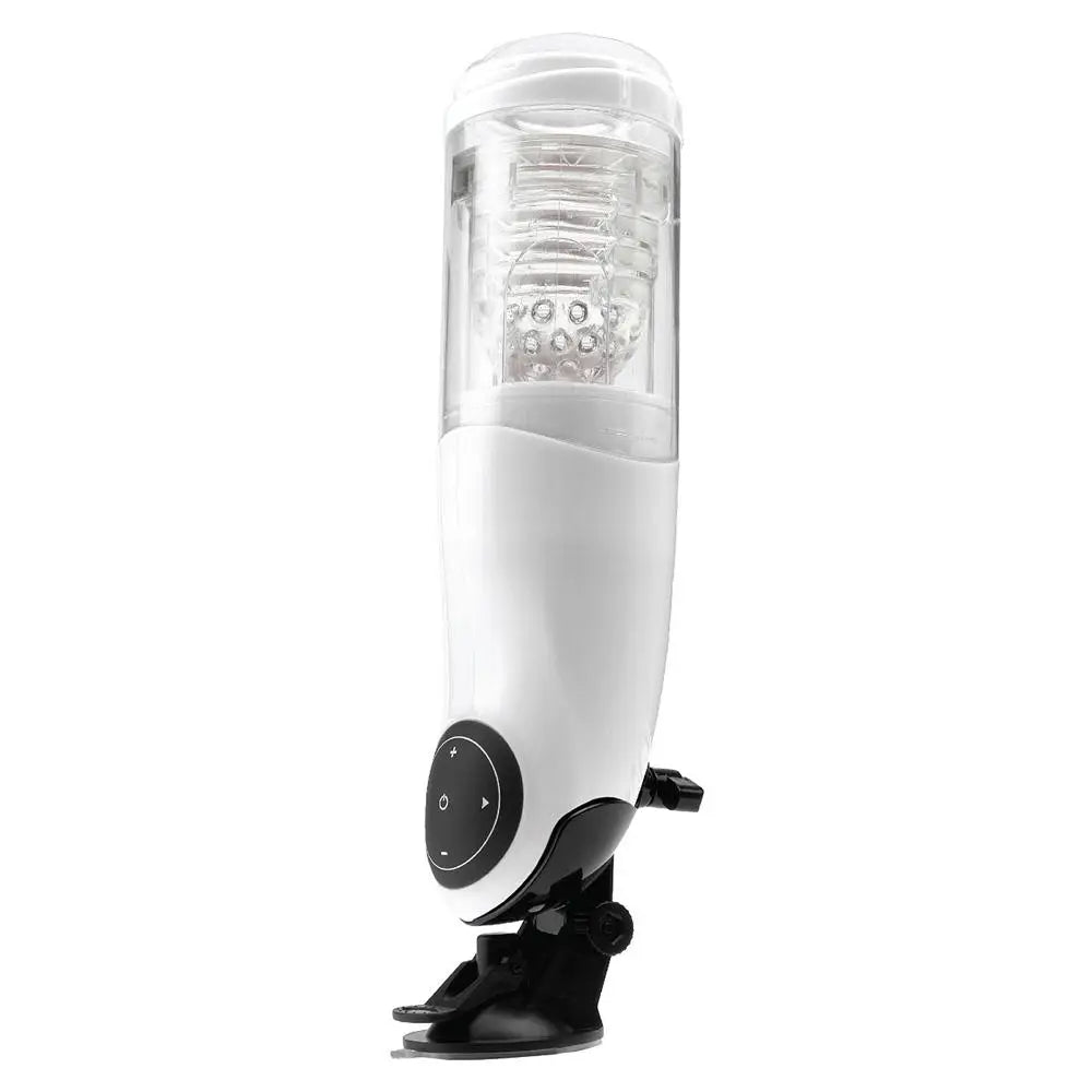 Pipedream extreme rechargeable vibrating pussy masturbator - peaches and screams