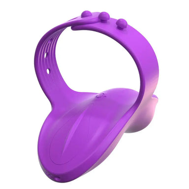 Pipedream Purple Silicone Multi-function Rechargeable Finger Vibrator - Peaches and Screams