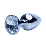 Precious metals silver butt plug-large - butt plugs peaches and screams