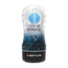Pretty love plant blue vacuum suction male stroker - peaches and screams
