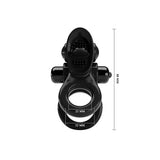Pretty love stretchy multi speed vibrating cock ring - peaches and screams