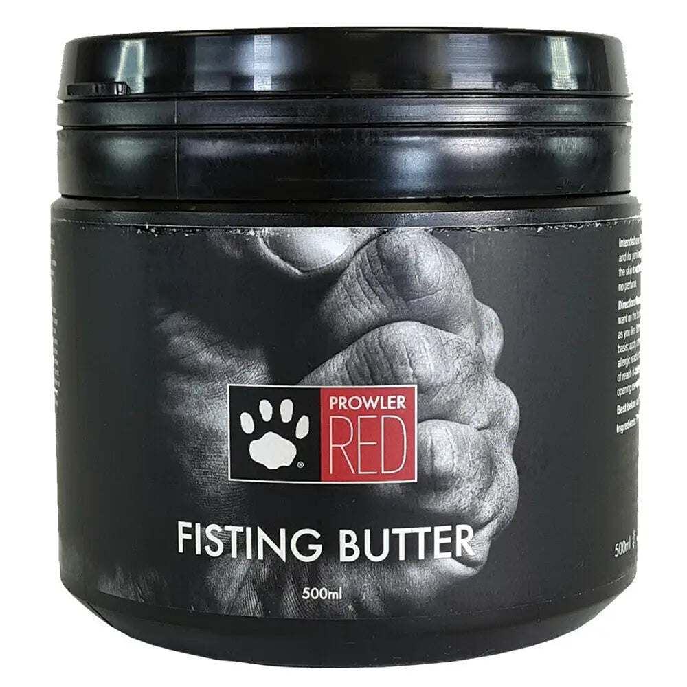 Prowler red fisting butter 500ml thick lubricant tub - peaches and screams