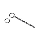 Prowler silver sound urethral plug with rippled length - peaches and screams