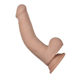 Realcocks dual layer bendable dildo 7.5 inch vanilla - dildos peaches and screams