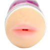 Realistic feel flesh pink mouth male masturbator 6.25 inch - peaches and screams