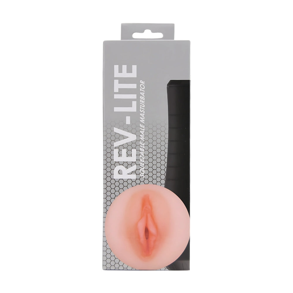 Rev-lite squeezable male masturbator - male masturbators peaches and screams